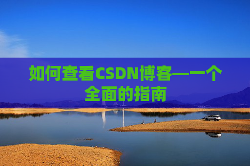 如何查看CSDN博客—一个全面的指南